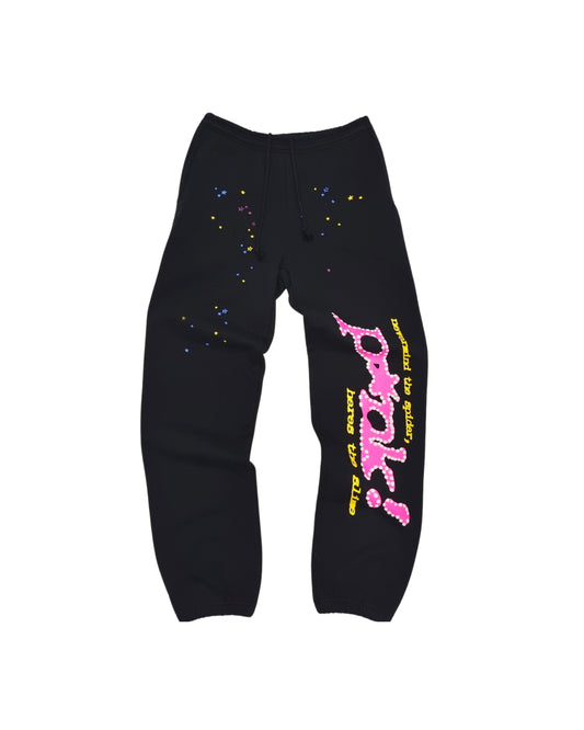 SP5DER PINK! SWEATPANTS