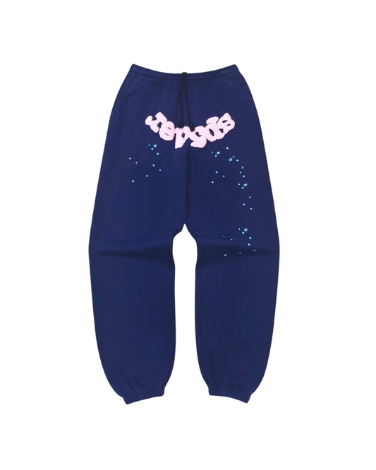 SP5DER NAVYY SWEATPANTS